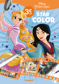 DISNEY PRINCESSES - STAR COLOR (RAIPONCE ET MULAN)