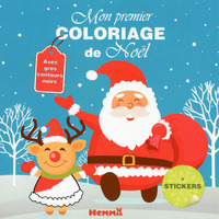 Mon premier coloriage de Noël (Père Noël)