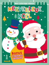 Merveilleux Noël Mon coloriage velours (Père Noël)