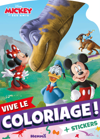 Disney Mickey et ses amis - Vive le coloriage ! (Mickey dinosaures)