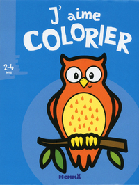 J'AIME COLORIER 2-4 ANS (HIBOU)