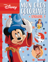 DISNEY - MON GROS COLORIAGE + STICKERS ! - MICKEY