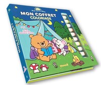 Mes copains câlins - Mon coffret coloriage - Avec 10 feutres double pointe