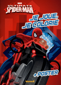 MARVEL ULTIMATE SPIDER-MAN JE JOUE, JE COLORIE + POSTER