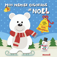 Mon premier coloriage de Noël (Ourson)