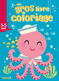 Mon gros livre de coloriage (Pieuvre)