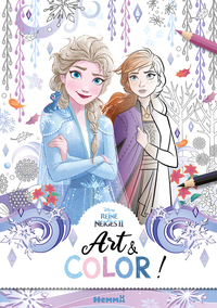 Disney La Reine des Neiges 2 - Art & Color ! (Elsa et Anna fond hiver)