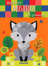 Mon livre mosaïque avec gommettes (Loup)