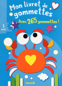 Mon livret de gommettes (Crabe)