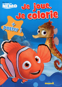 LE MONDE DE NEMO JE JOUE, JE COLORIE + POSTER