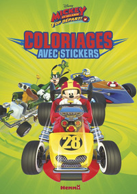 Disney Mickey et ses amis, Top départ Coloriage avec stickers