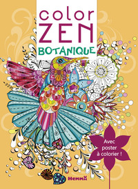 COLOR ZEN BOTANIQUE AVEC POSTER A COLORIER !