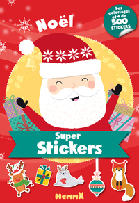 Super stickers - Noël (Père Noël + cadeaux)