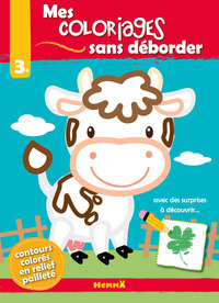 Mes coloriages sans déborder (Vache)