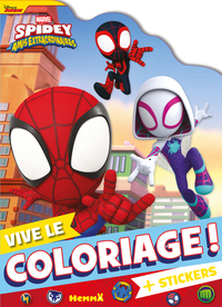MARVEL SPIDEY ET SES AMIS EXTRAORDINAIRES - VIVE LE COLORIAGE ! (TEAM SPIDEY VILLE)