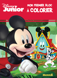 DISNEY JUNIOR MICKEY MOUSE FUNHOUSE - MON PREMIER BLOC A COLORIER