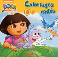 Dora l'exploratrice coloriages codés (Oiseau bleu)