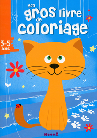 Mon gros livre de coloriage (3-5 ans) (Chat roux)