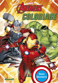 Marvel Avengers Coloriage avec stickers