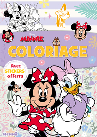 Disney Minnie - Coloriage avec stickers (Minnie et Daisy) - offerts