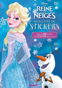 Disney La Reine des Neiges Mon livre de stickers + Poster (Elsa)