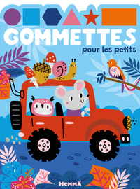 Gommettes pour les petits (Animaux dans jeep)