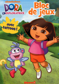 DORA L'EXPLORATRICE BLOC DE JEUX AVEC TATTOOS !