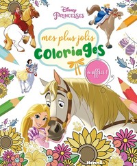 DISNEY PRINCESSES - MES PLUS JOLIS COLORIAGES A OFFRIR (PRINCESSES ET CHEVAUX)