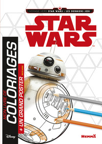 Disney Star Wars Les Derniers Jedi Ep VIII Mon livvre de coloriage + un grand poster (BB-8)