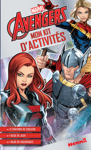 MARVEL AVENGERS - MON KIT D'ACTIVITES (BLACK WIDOW, THOR, CAPTAIN MARVEL)