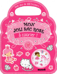 Mon joli sac rose à colorier !