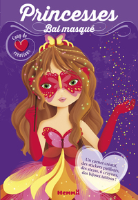 Princesses - Bal masqué Coup de coeur créations (Masque rouge)