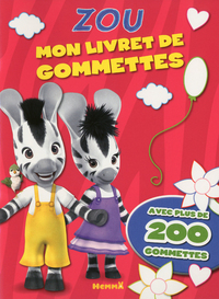 ZOU MON LIVRET DE GOMMETTES