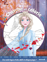Disney La Reine des Neiges 2 Cherche et colorie