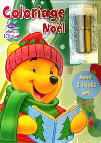 COLORIAGE NOEL WINNIE OURSON