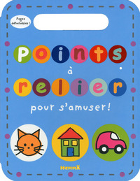 Points à relier pour s'amuser ! (Fond bleu) - Pages détachables