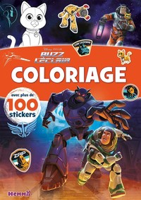 DISNEY PIXAR BUZZ L'ECLAIR - COLORIAGE AVEC PLUS DE 100 STICKERS