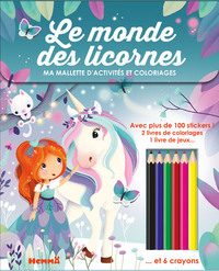 Ma mallette d'activités et coloriages - Le monde des licornes