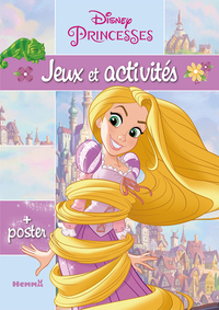 DISNEY PRINCESSES - MON LIVRE DE JEUX ET ACTIVITES + UN GRAND POSTER