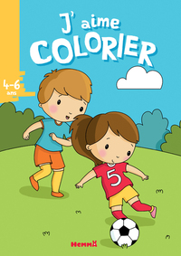 J'AIME COLORIER (4-6 ANS) (FOOTBALL)