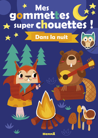 Mes gommettes super chouettes ! Dans la nuit