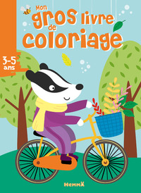 MON GROS LIVRE DE COLORIAGE (BALADE A VELO)