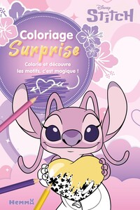 DISNEY STITCH - COLORIAGE SURPRISE (VISUEL Y) T6 (PROV)