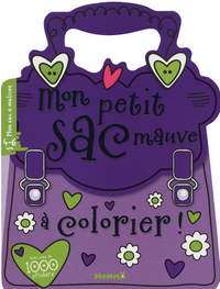 Mon petit sac mauve à colorier !