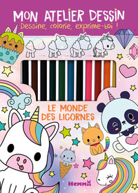 LE MONDE DES LICORNES - MON ATELIER DESSIN