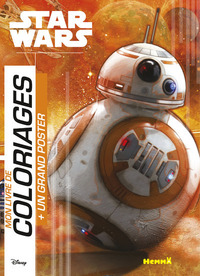 Disney Star Wars Le Réveil de la Force Mon livre de coloriage + Un grand poster (BB-8)