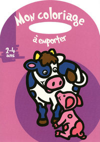 COLORIAGE A EMPORTER 2-4 VACHE