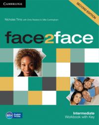 FACE2FACE SECOND EDITION WORKBOOK WITH KEY INTERMEDIATE