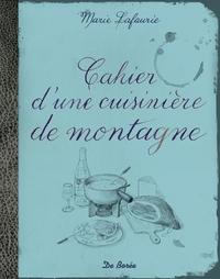 CAHIER D'UNE CUISINIERE DE MONTAGNE