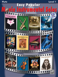 EASY POPULAR MOVIE INSTRUMENTAL SOLOS - FLUTE TRAVERSIERE - RECUEIL + ONLINE ACCESS